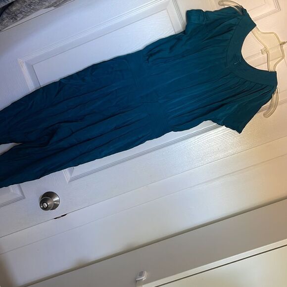 Catherine Malandrino Teal Jumpsuit NEW - Picture 3 of 3